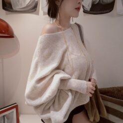 女裝 | 百搭船領針織毛衣