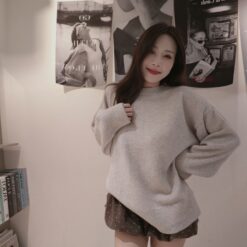 女裝 | 慵懶圓領毛線衣