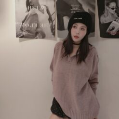 女裝 | 連帽厚磅包心紗毛衣