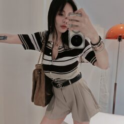 女裝 | 厚西料百褶短褲
