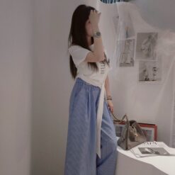 女裝 | 夏日涼快直條褲