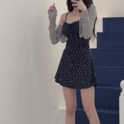 Alternative view of 女裝 | 純慾碎花罩杯短洋罩衫組