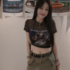 女裝 | 個性網紗 T