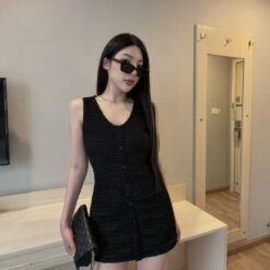 Alternative view of 女裝 | 小香風修身背心洋裝
