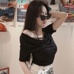 Alternative view of 女裝 | 垂領內搭蕾絲氣質上衣