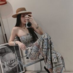 女裝 | 平口渡假連身褲