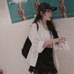 女裝 | 緞料蕾絲裙