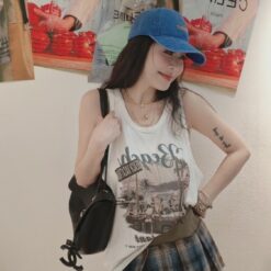 女裝 | 美式甜心長版背心