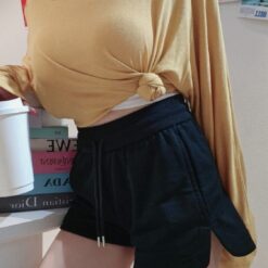 女裝 | 休閒口袋衛衣短褲