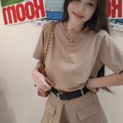 女裝 | 修飾假跨寬裙褲套裝