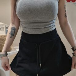 女裝 | 傘擺休閒短裙：圖片 6