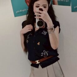 女裝 | 單側百褶西料裙褲