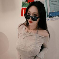 女裝 | 斜領長版防曬上衣