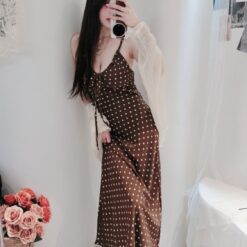 女裝 | 美胸復古波點洋