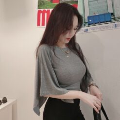 女裝 | 遮手臂首選素素T