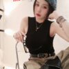 包領羊絨𝐁𝐫𝐚背心 01 JT168