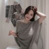 女人味披肩絲綢長洋 01 自訂 JT168
