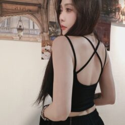 Alternative view of 女裝 | 獨家厚杯墊交叉短背心